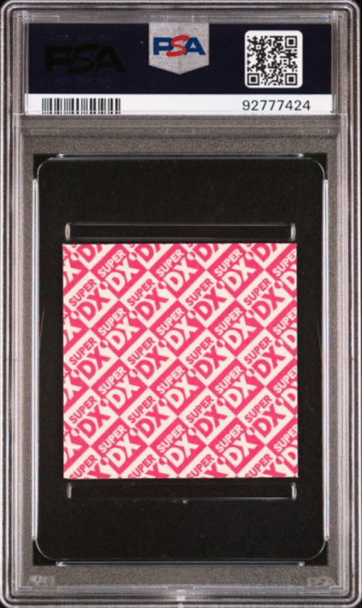 1998 AMADA POKEMON JAPANESE SUPER DX STICKERS #D42 CHARIZARD SUPER DX STICKERS PSA 9 - Image 3